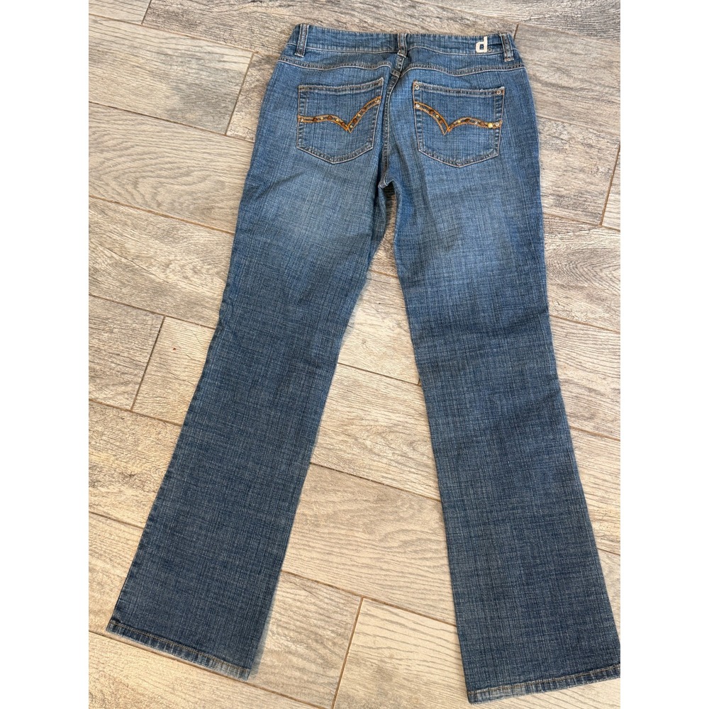 d.jeans Bootcut Jeans Size 6 Studded Embellished‎ Mid Rise Boot d Jean Western